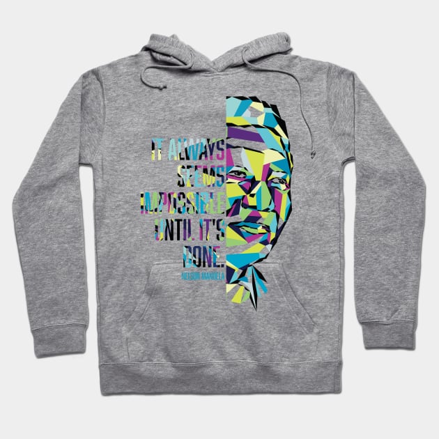 Nelson Mandela - LOTF Hoodie by neodhlamini